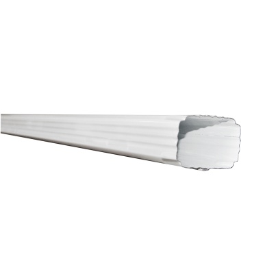 TUYAU DE DESCENTE ALU BLANC 60X80 2 ML tuyaux-descente-alu